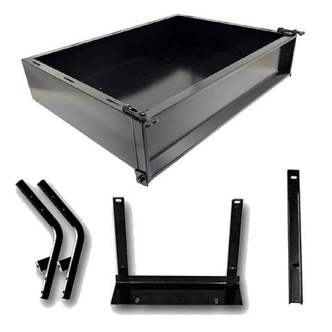 GTW Black Steel Cargo Box Kit For Yamaha (Models G14-G22)