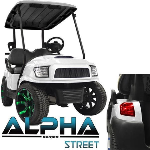 Club Car Precedent ALPHA Street Body Kit in White (Fits 2004-Up)