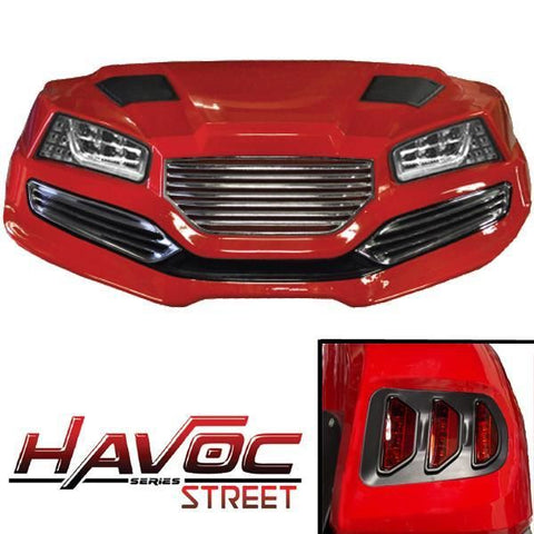 Yamaha G29/Drive HAVOC Street Body Kit in Red (Fits 2007-2016)