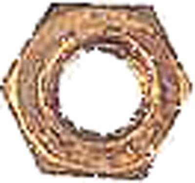 1014 1/4-20 Jam Nut Brass(For #711)(Bag 20