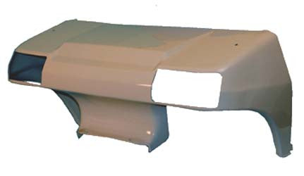 1016939-01 Front Cowl Beige With Headlight Opening - Club Car DS