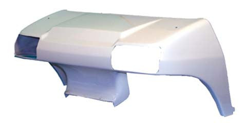 1016939-02 Front Cowl White with head light opening - Club Car DS