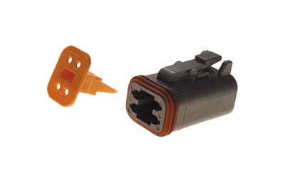 1019325-01 4 Pin Plug & Wedge Lock Kit - Club Car DS Electric 