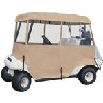 Tan 4-sided 2-Passenger Enclosure (Universal Fit)
