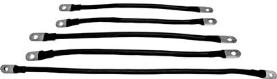 1254 Battery Cable Set 6 Gauge - Ezgo Electric 1986 1/2 to 1994