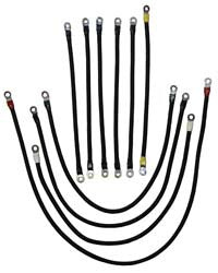 1259 Weld Cable Set, 4 Gauge 600am - Club Car IQ Electric 2000 & Up