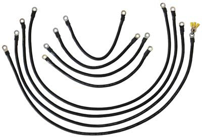 1260 Weld Cable Set, 4 Gauge 600Amp - Club Car Precedent Electric