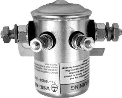 16542-G1 Solenoid 12 Volt 4 Terminal with Copper Contacts - Ezgo Marathon Gas 1979 to 1994 1/2