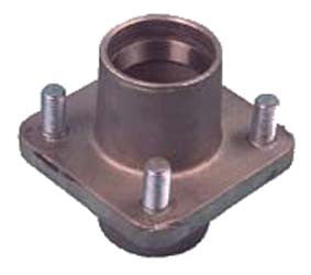 19932-G1 Front Hub Aluminum with Bearing Races - Ezgo 1976 to 2001.5 