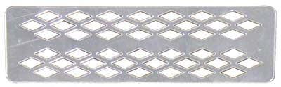 28326 Acrylic Mirrored Grille Cover, Diamond Plate Pattern - Ezgo