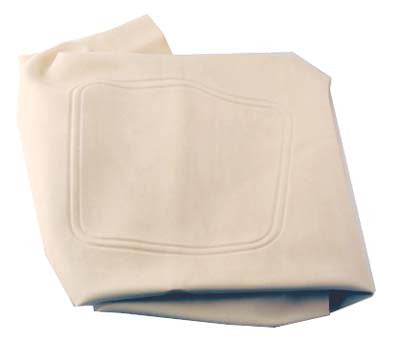 2968 Seat Bottom Covers, White - Club Car Precedent