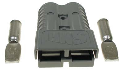 30893-G1 Plug Gray SB350 Housing with 2.0 Gauge Contacts - Ezgo Electric 