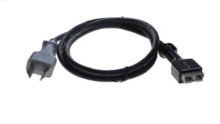 3619 2 Prong Gray Molded DC Cord - Club Car Electric Charger
