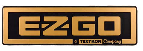 71037-G02 Name Plate - Golf & Black - Ezgo Gas & Electric 1988 to 2002 