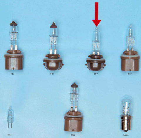 721.889 Mini Halgen OEM OS 12 Volt 27 Watt Right GE