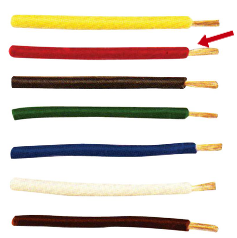 774.02.10 PVC Coated Primary Wire 10 gauge Red