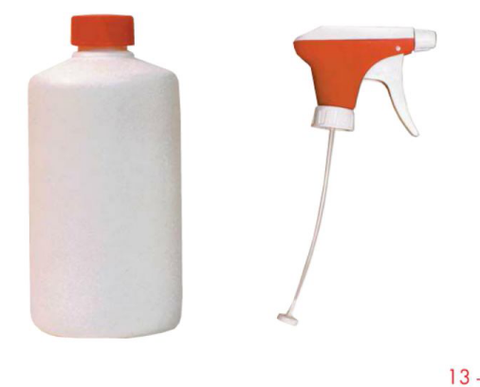 890.7 500 ml / 1/2 Litre Bottle & Spray Adapter