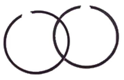 J10-11610-40-00 Piston Ring Set 1.00mm - Yamaha Gas G1