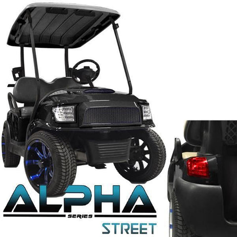 Club Car Precedent ALPHA Street Body Kit in Black (Fits 2004-Up)