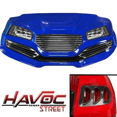 Yamaha G29/Drive HAVOC Street Body Kit in Blue (Fits 2007-2016)