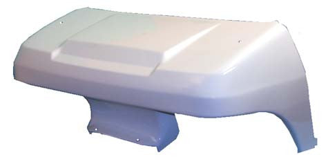 1016925-02 Front Cowl White - Club Car DS