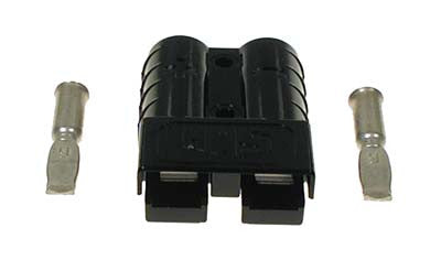 27815-G02 Plug Black SB50 with 6 Gauge Contacts - Ezgo Electric 1983 to 1995