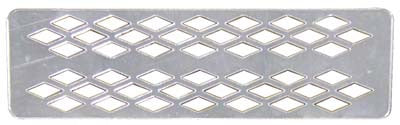 28326 Acrylic Mirrored Grille Cover, Diamond Plate Pattern - Ezgo 