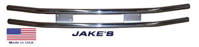 6284-s Jake's Stainless Steel Rear Bumper - Ezgo Gas & Electric 1994 & Up 